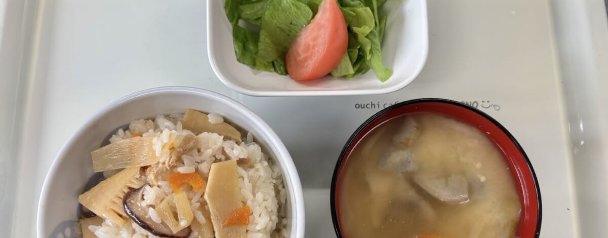 【親和の学生寮】今日の朝ごはん☆まぜごはん
