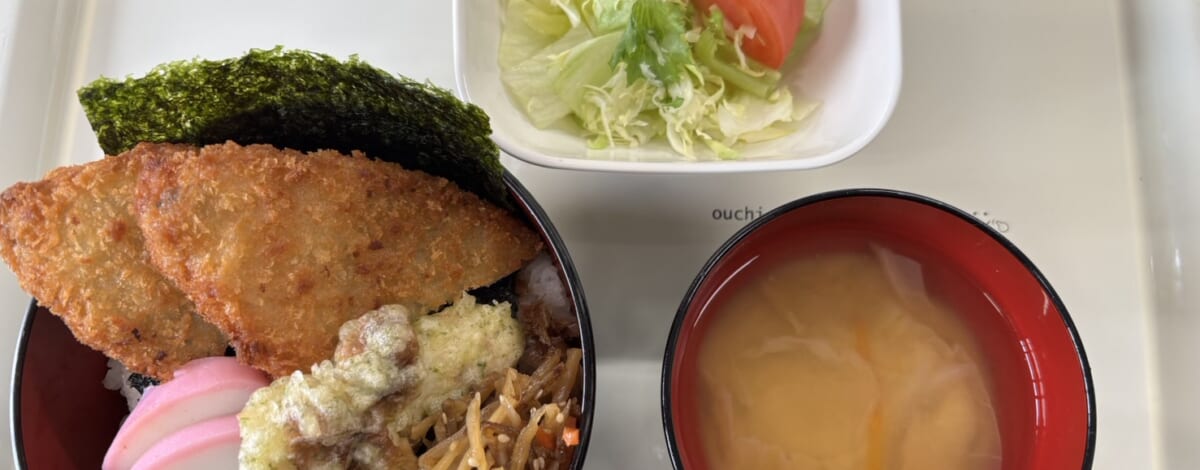 【親和の学生寮】今日の晩ごはん☆のり弁丼