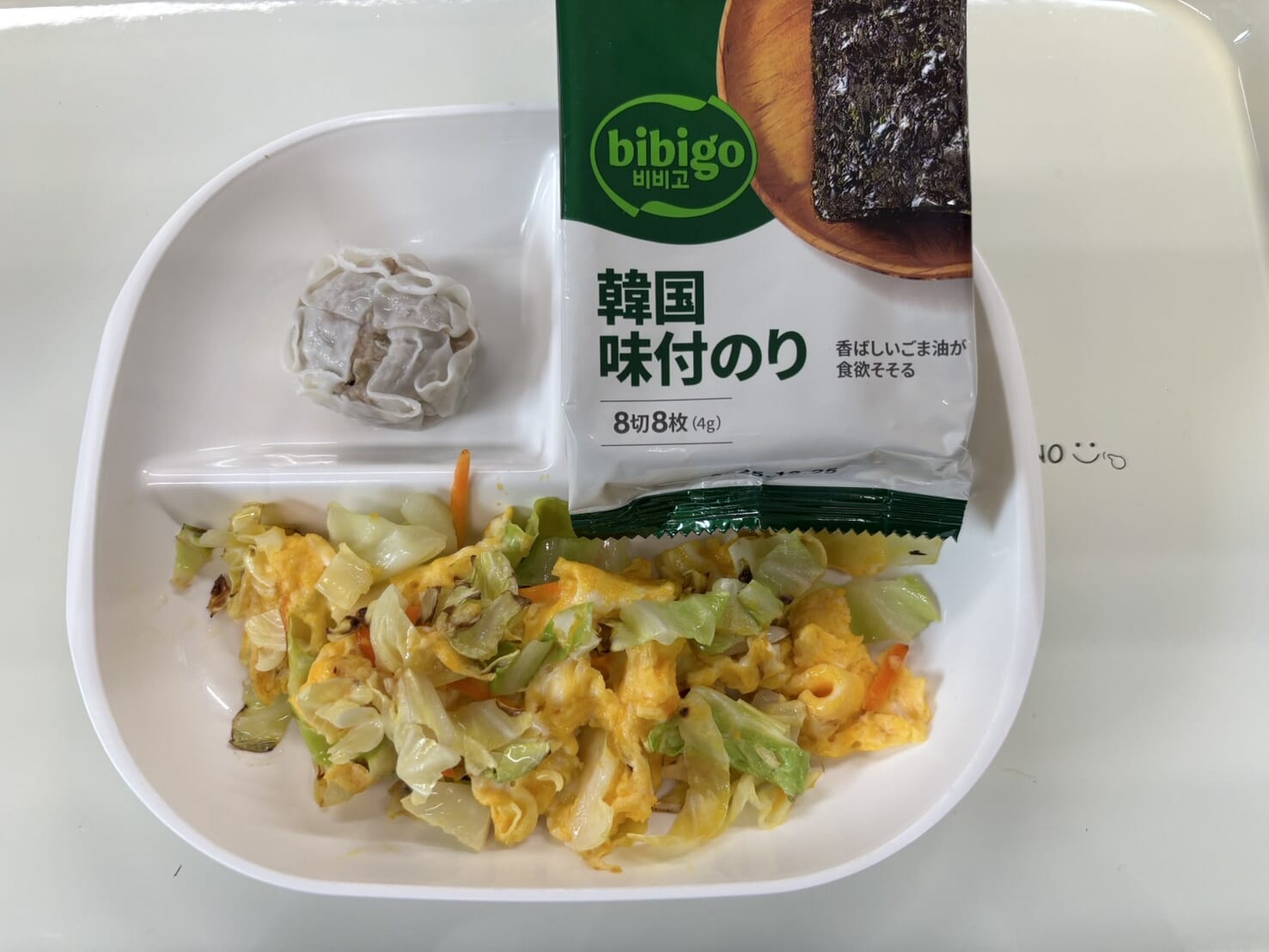 【親和の学生寮】今日の朝ごはん☆キャベツのたまご炒め
