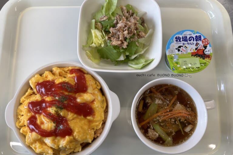 【親和の学生寮】今日の晩ごはん☆オムライス