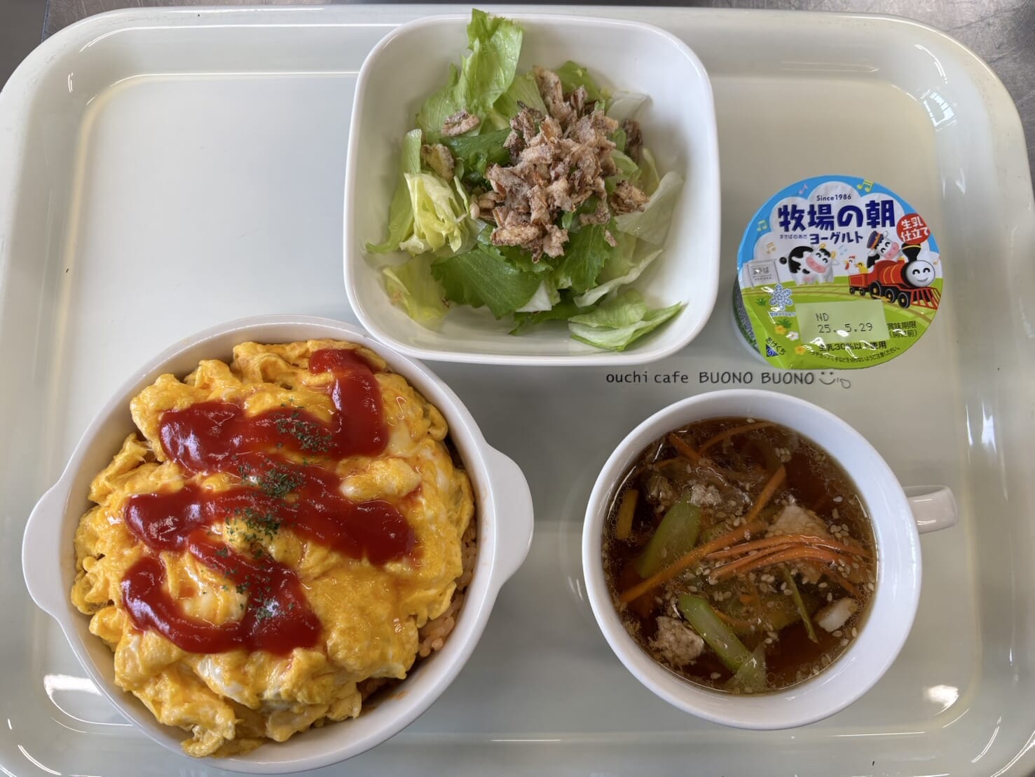 【親和の学生寮】今日の晩ごはん☆オムライス