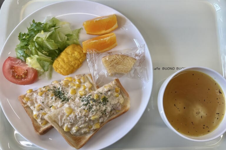 【親和の学生寮】今日の朝ごはん☆ツナマヨトースト