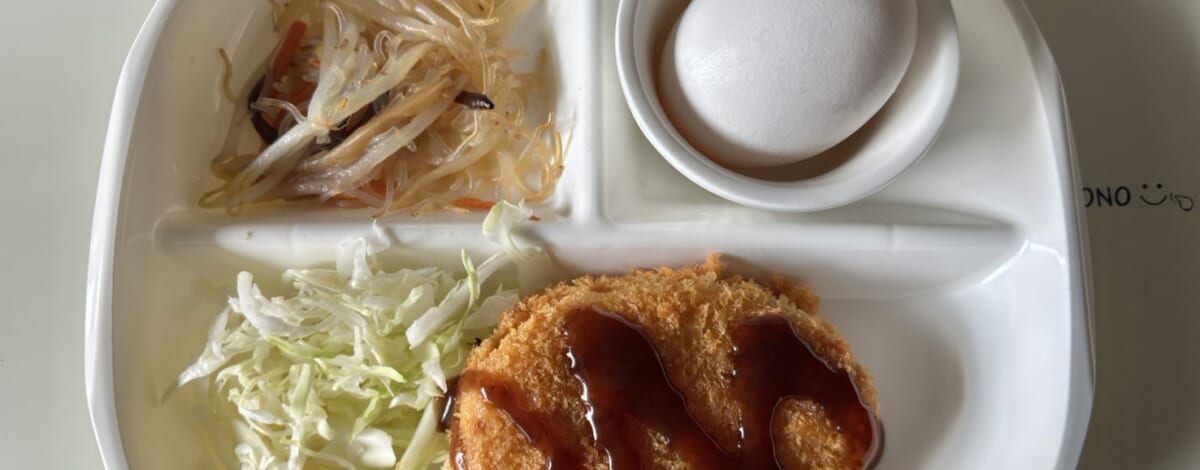【親和の学生寮】今日の朝ごはん☆コロッケ