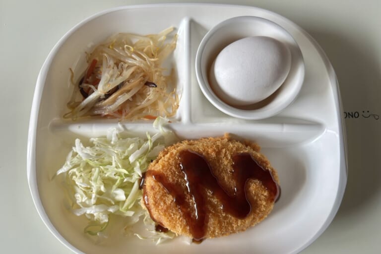 【親和の学生寮】今日の朝ごはん☆コロッケ