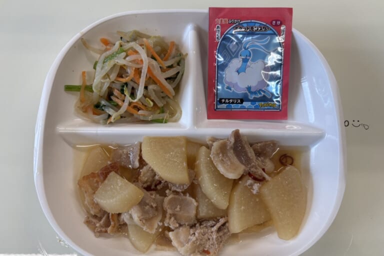 【親和の学生寮】今日の朝ごはん☆豚バラ大根