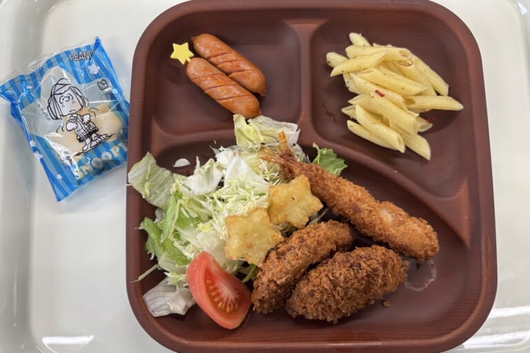 【親和の学生寮】今日の晩ごはん☆七夕プレート