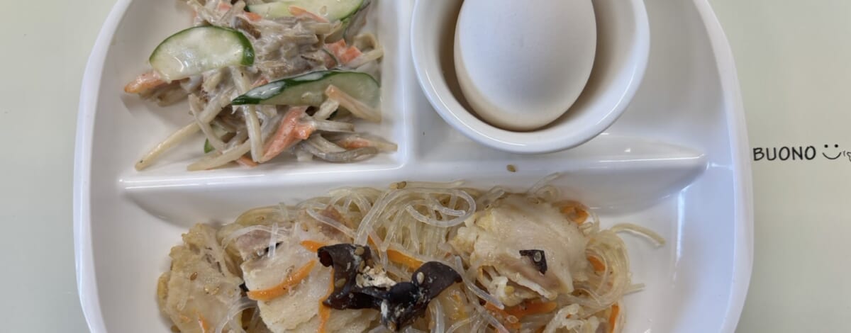 【親和の学生寮】今日の朝ごはん☆春雨炒め