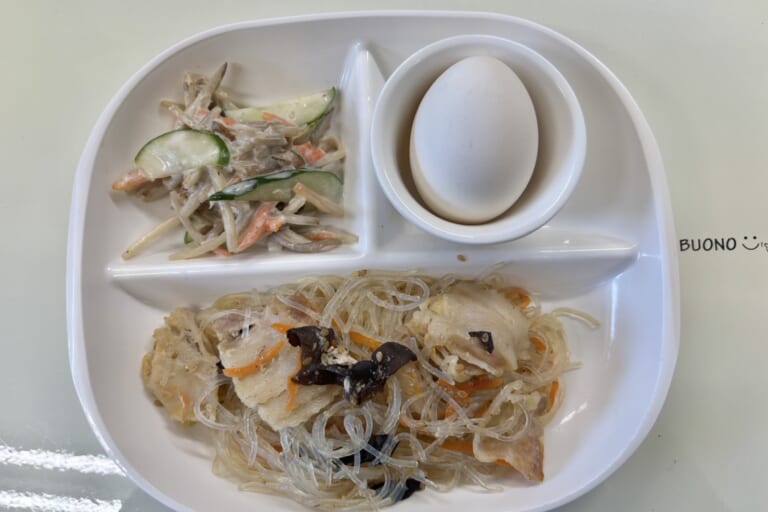 【親和の学生寮】今日の朝ごはん☆春雨炒め