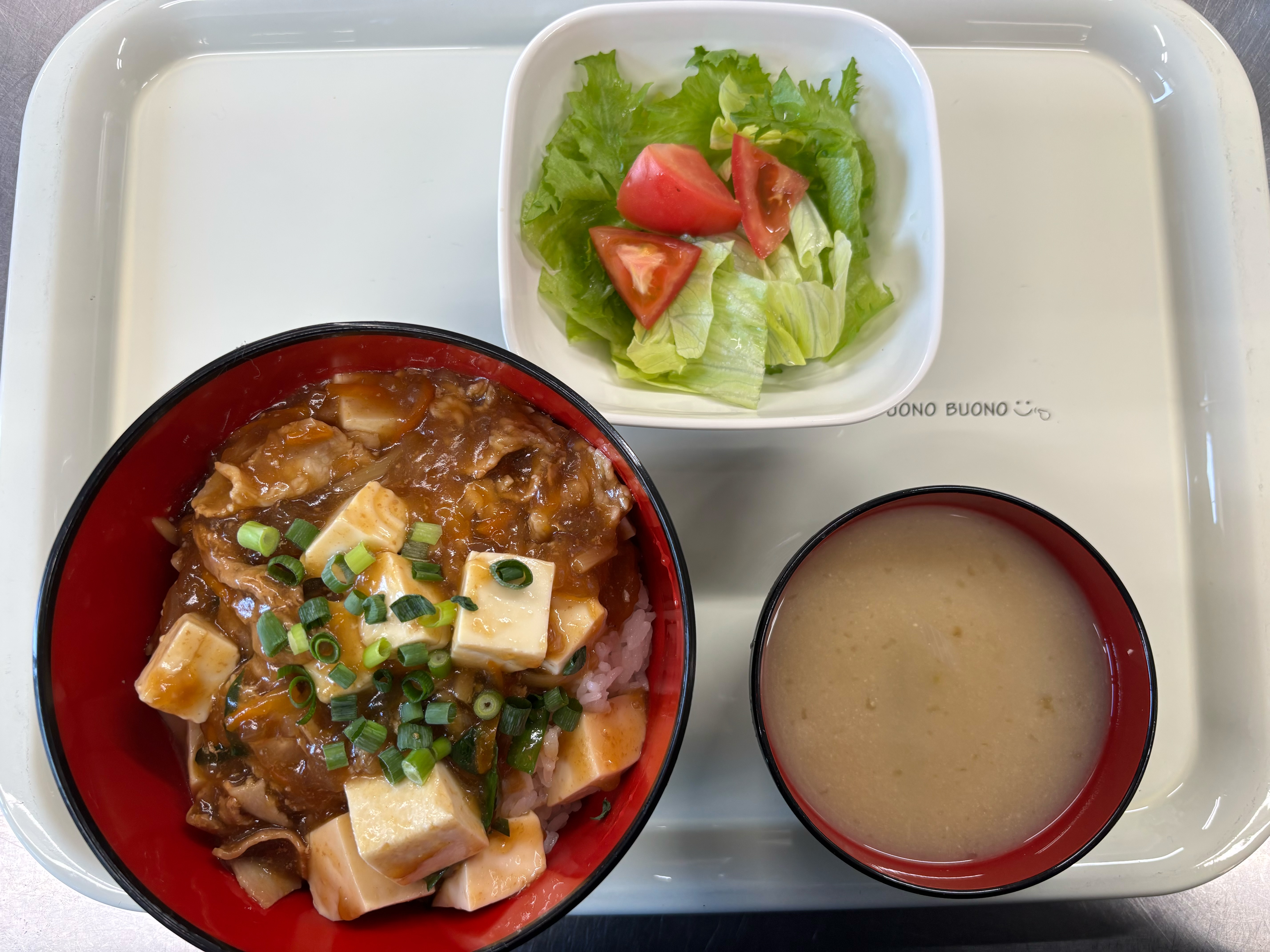 【親和の学生寮】今日の晩ごはん☆マーボー丼