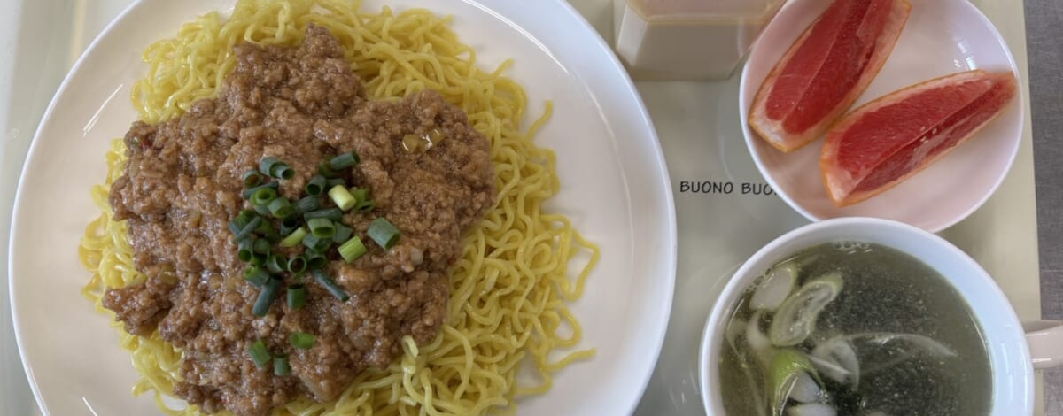 【親和の学生寮】今日の晩ごはん☆冷やし豆乳担々麵