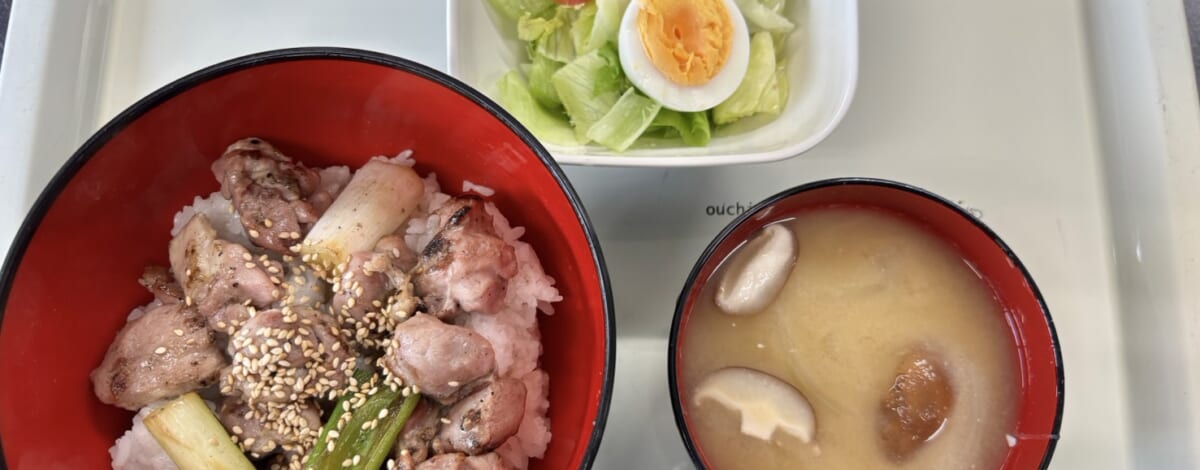 【親和の学生寮】今日の晩ごはん☆やきとり丼