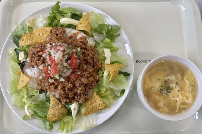 【親和の学生寮】今日の晩ごはん☆タコライス
