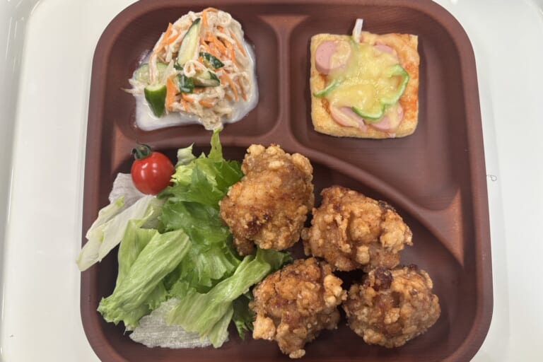 【親和の学生寮】今日の晩ごはん☆からあげ