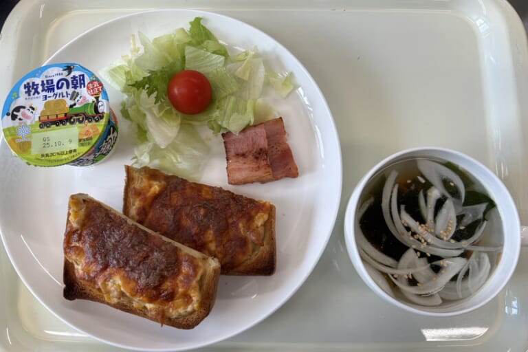 【親和の学生寮】今日の朝ごはん☆ツナマヨトースト