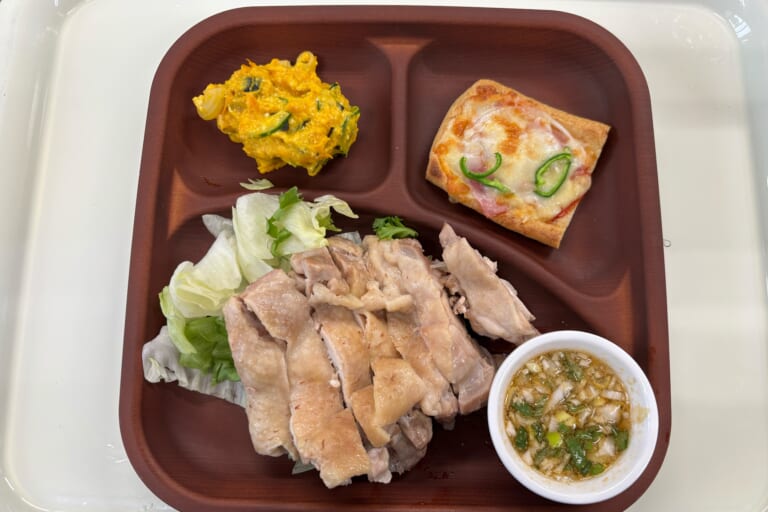 【親和の学生寮】今日の晩ごはん☆よだれ鶏