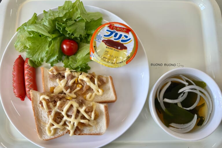 【親和の学生寮】今日の朝ごはん☆てりマヨトースト