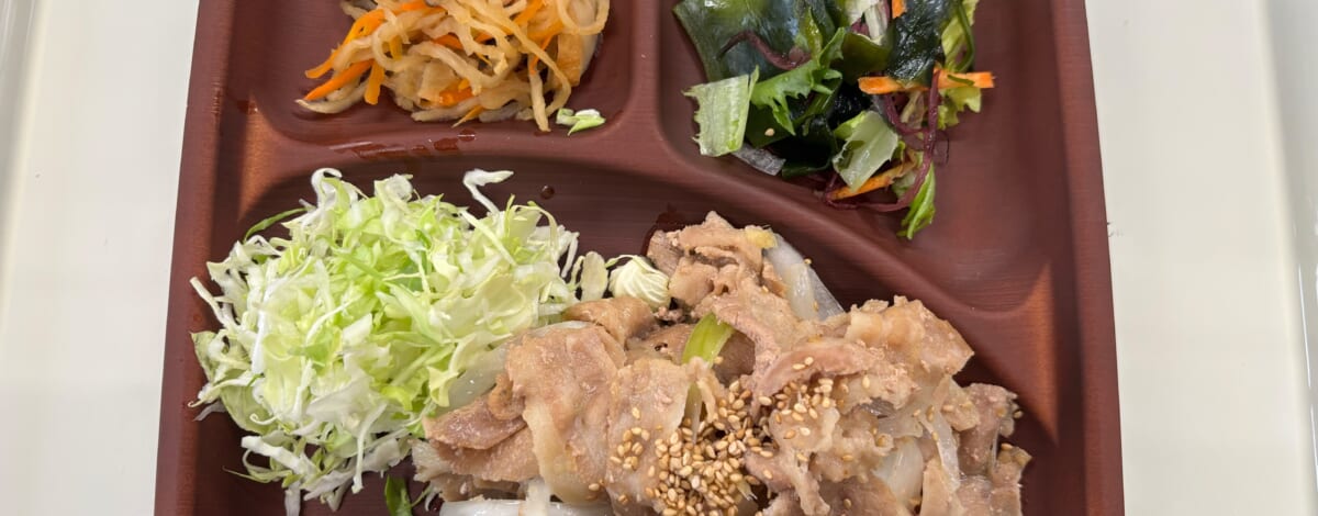 【親和の学生寮】今日の晩ごはん☆豚の生姜焼き