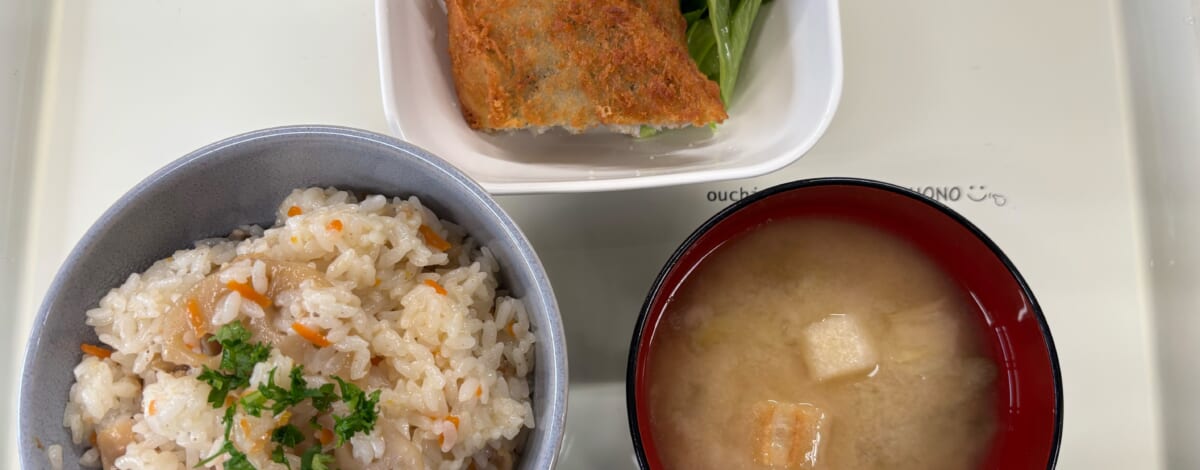 【親和の学生寮】今日の朝ごはん☆まぜごはん