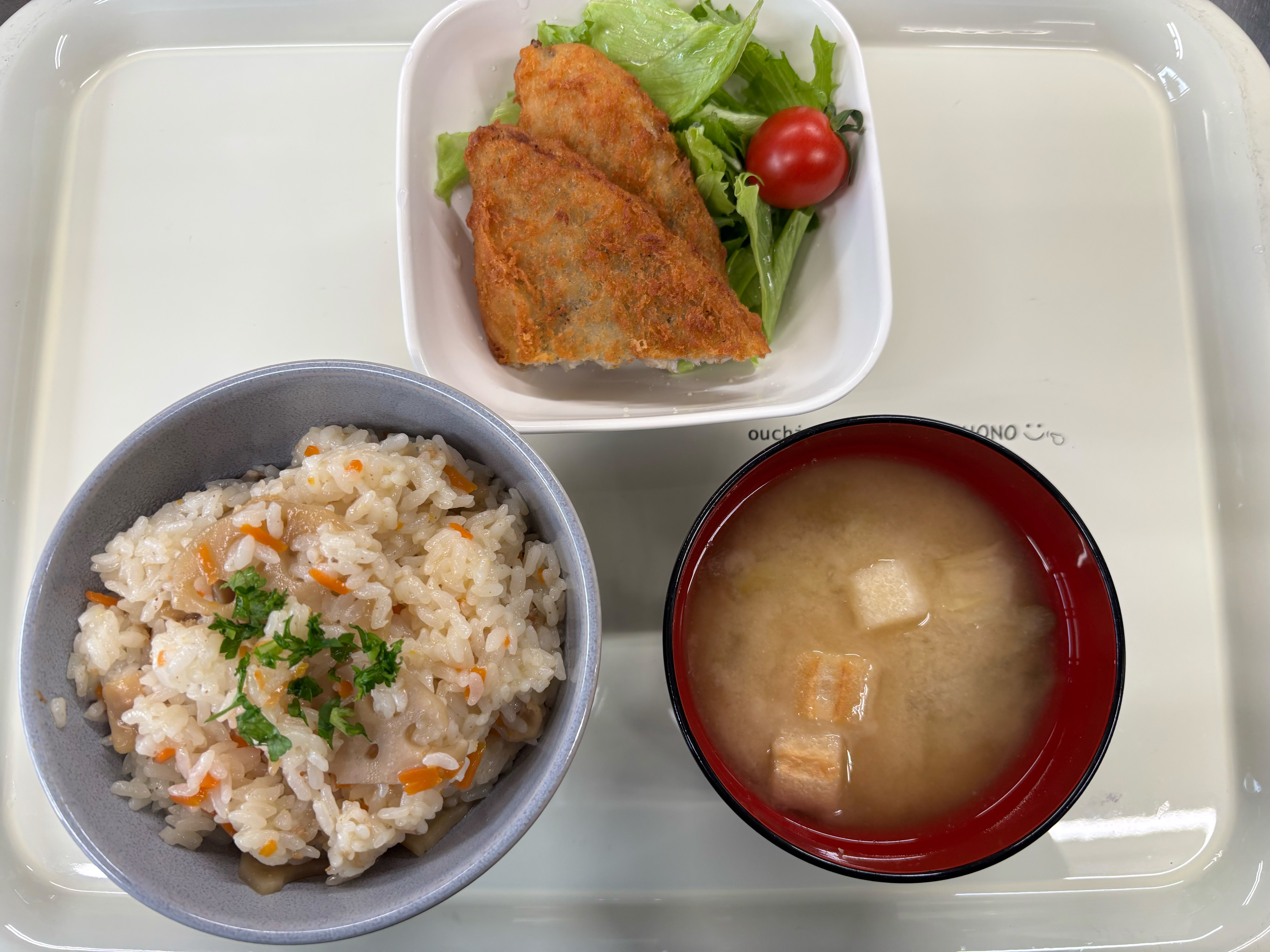 【親和の学生寮】今日の朝ごはん☆まぜごはん