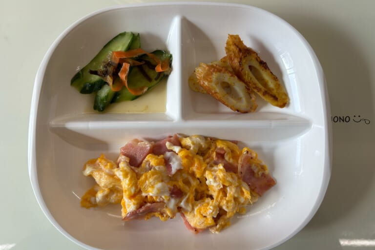 【親和の学生寮】今日の朝ごはん☆スクランブルエッグ