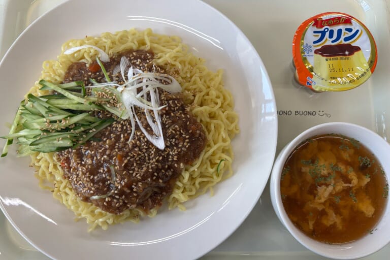 【親和の学生寮】今日の晩ごはん☆ジャージャー麵