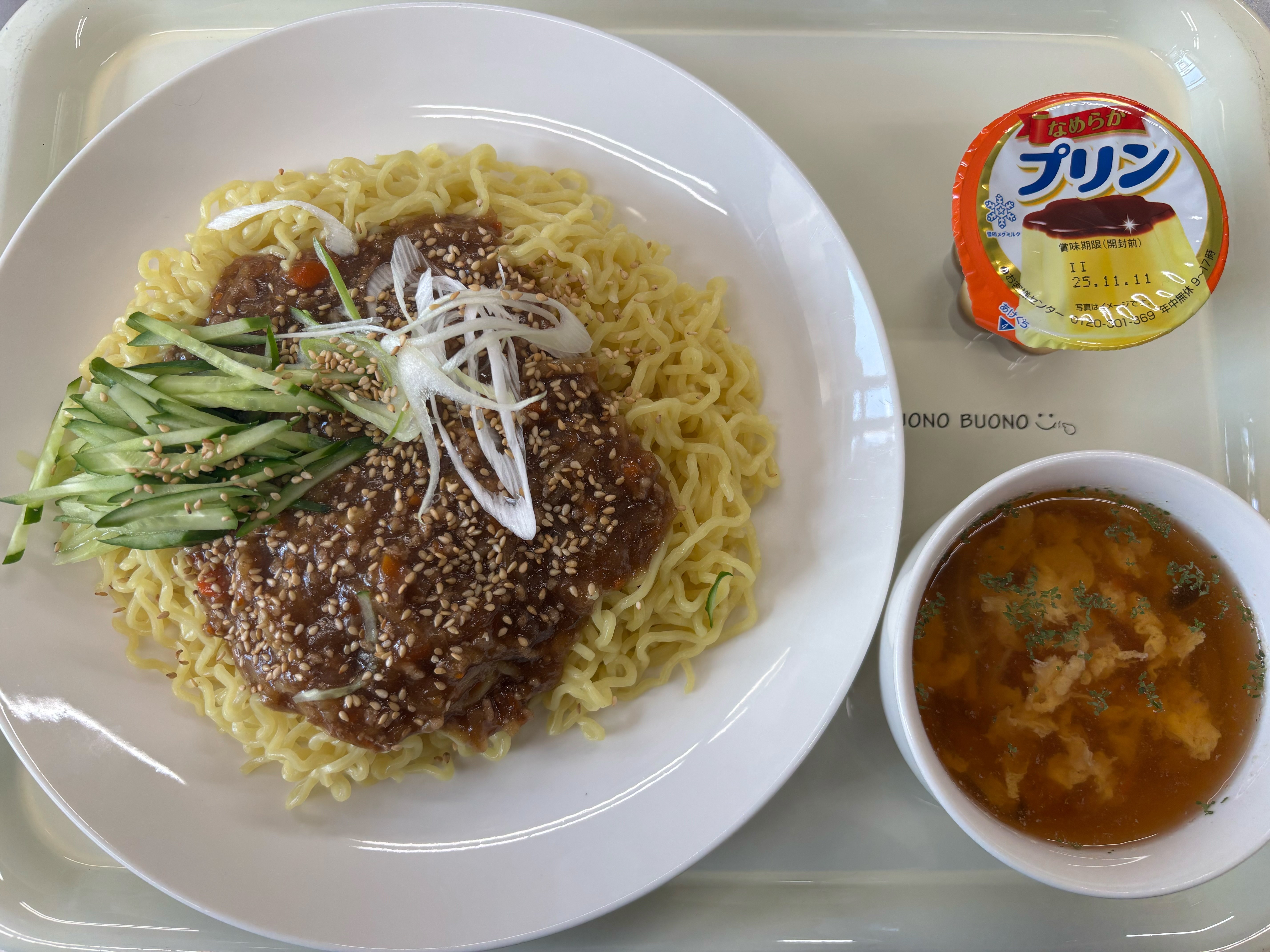 【親和の学生寮】今日の晩ごはん☆ジャージャー麵