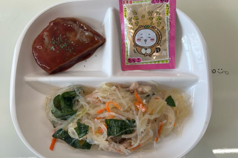 【親和の学生寮】今日の朝ごはん☆春雨炒め