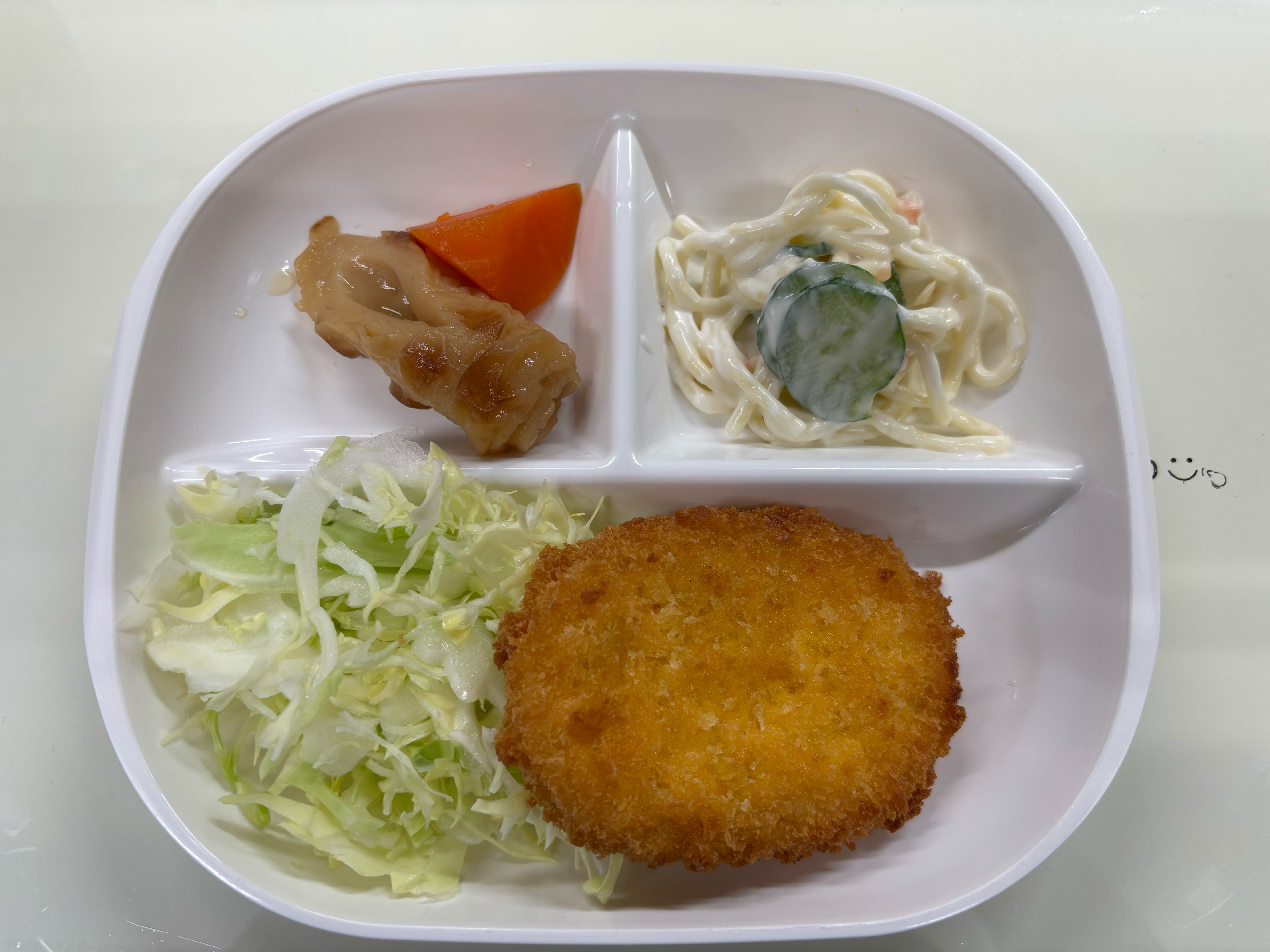 【親和の学生寮】今日の朝ごはん☆コロッケ