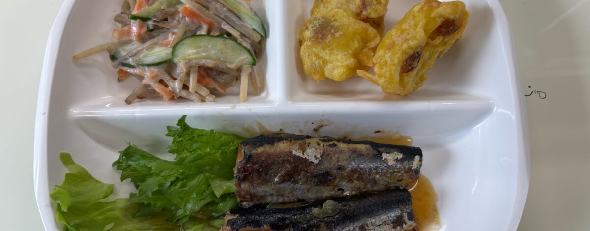 【親和の学生寮】今日の朝ごはん☆いわしの生姜煮