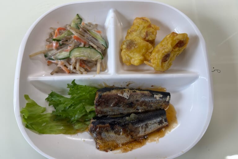 【親和の学生寮】今日の朝ごはん☆いわしの生姜煮
