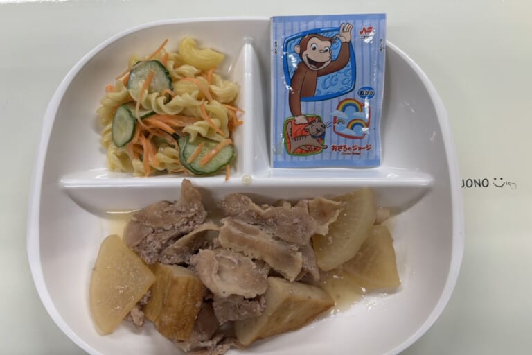 【親和の学生寮】今日の朝ごはん☆豚バラ大根