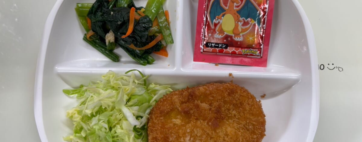 【親和の学生寮】今日の朝ごはん☆コロッケ