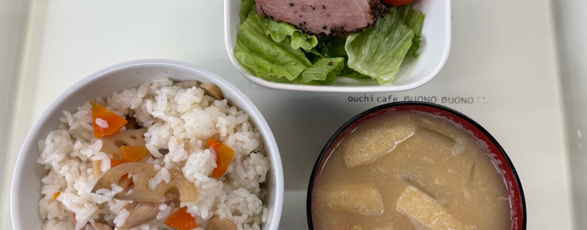 【親和の学生寮】今日の朝ごはん☆まぜごはん