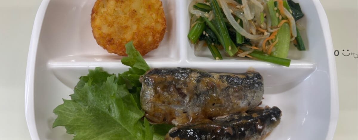 【親和の学生寮】今日の朝ごはん☆いわしの生姜煮