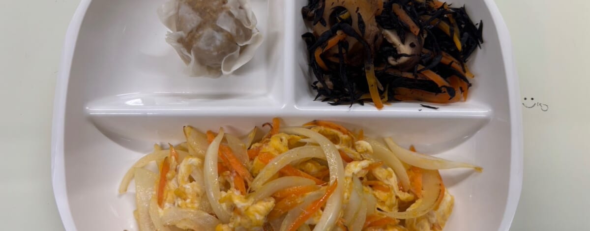 【親和の学生寮】今日の朝ごはん☆焼売とひじき煮