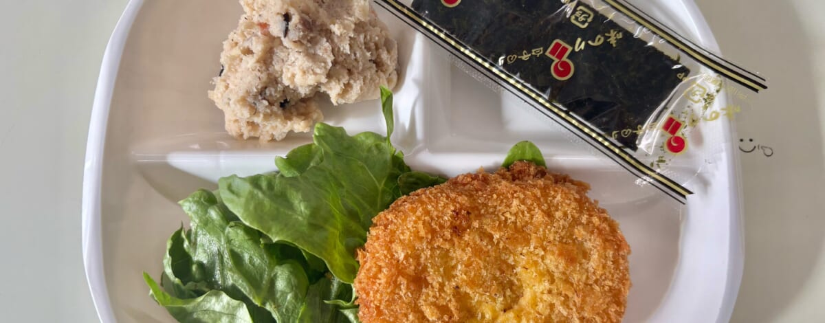 【親和の学生寮】今日の朝ごはん☆コロッケ