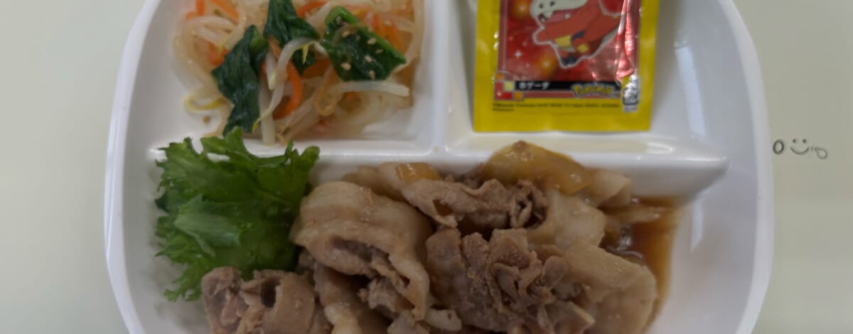 【親和の学生寮】今日の朝ごはん☆焼き肉と三色ナムル