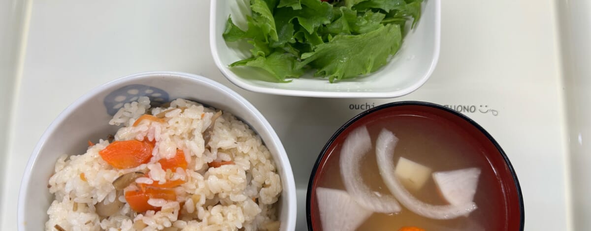 【親和の学生寮】今日の朝ごはん☆まぜごはん