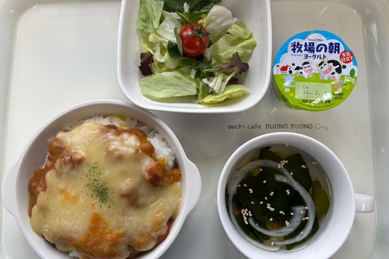 【親和の学生寮】今日の晩ごはん☆カレードリア