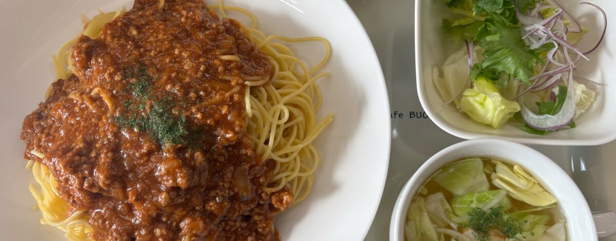 【親和の学生寮】今日の晩ごはん☆ミートソーススパゲティ