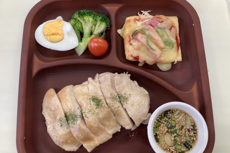 【親和の学生寮】今日の晩ごはん☆よだれ鶏