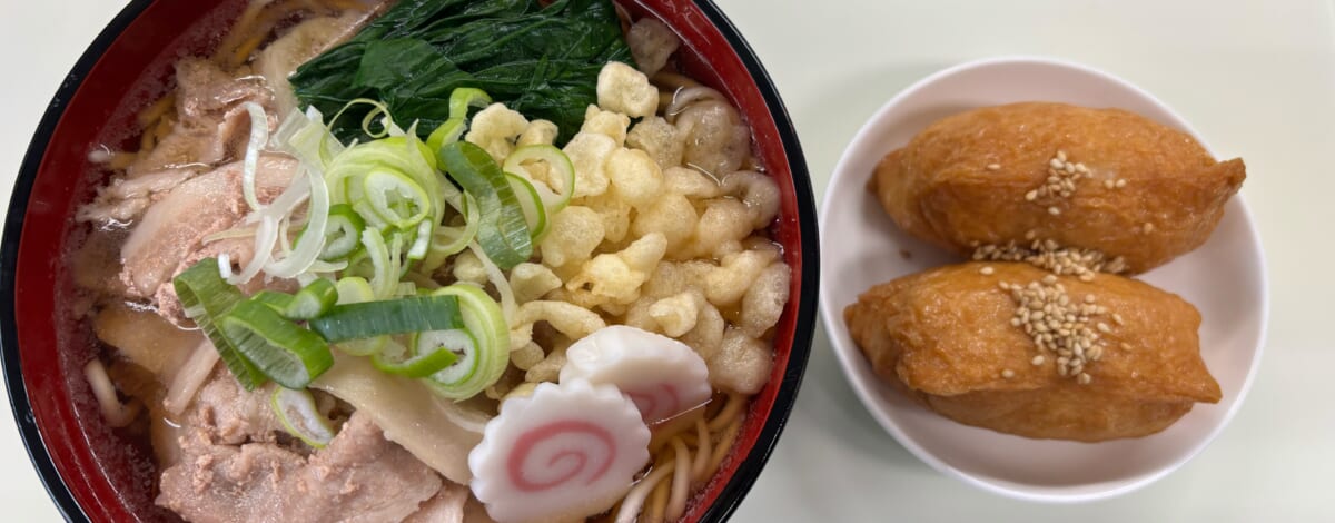 【親和の学生寮】今日の晩ごはん☆肉うどん