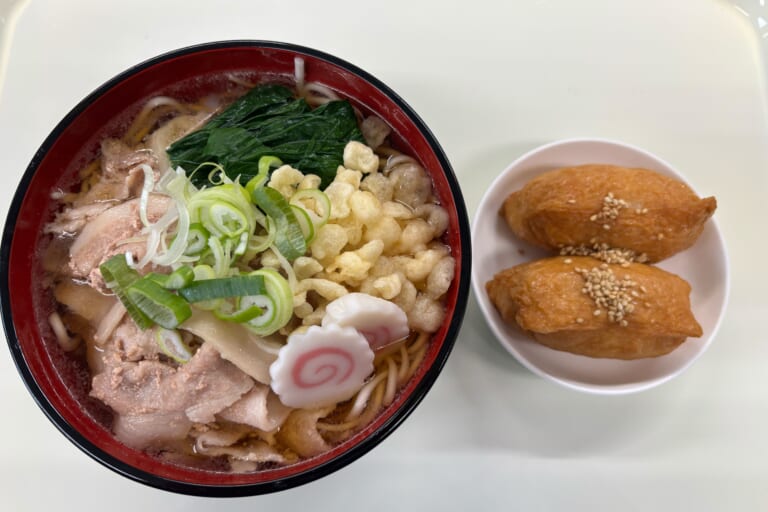 【親和の学生寮】今日の晩ごはん☆肉うどん