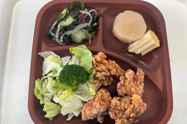 【親和の学生寮】今日の晩ごはん☆鶏のからあげ