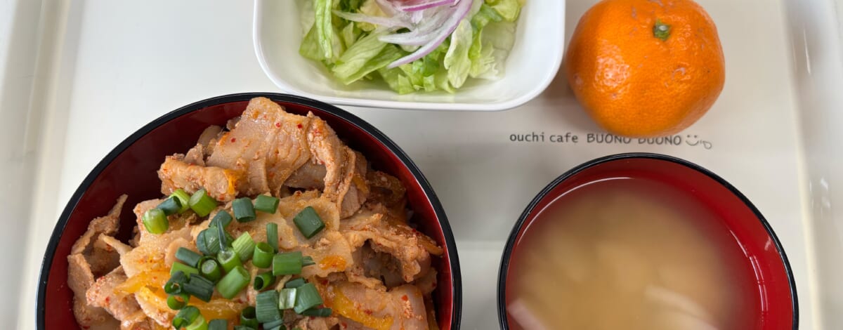 【親和の学生寮】今日の晩ごはん☆キムタク丼