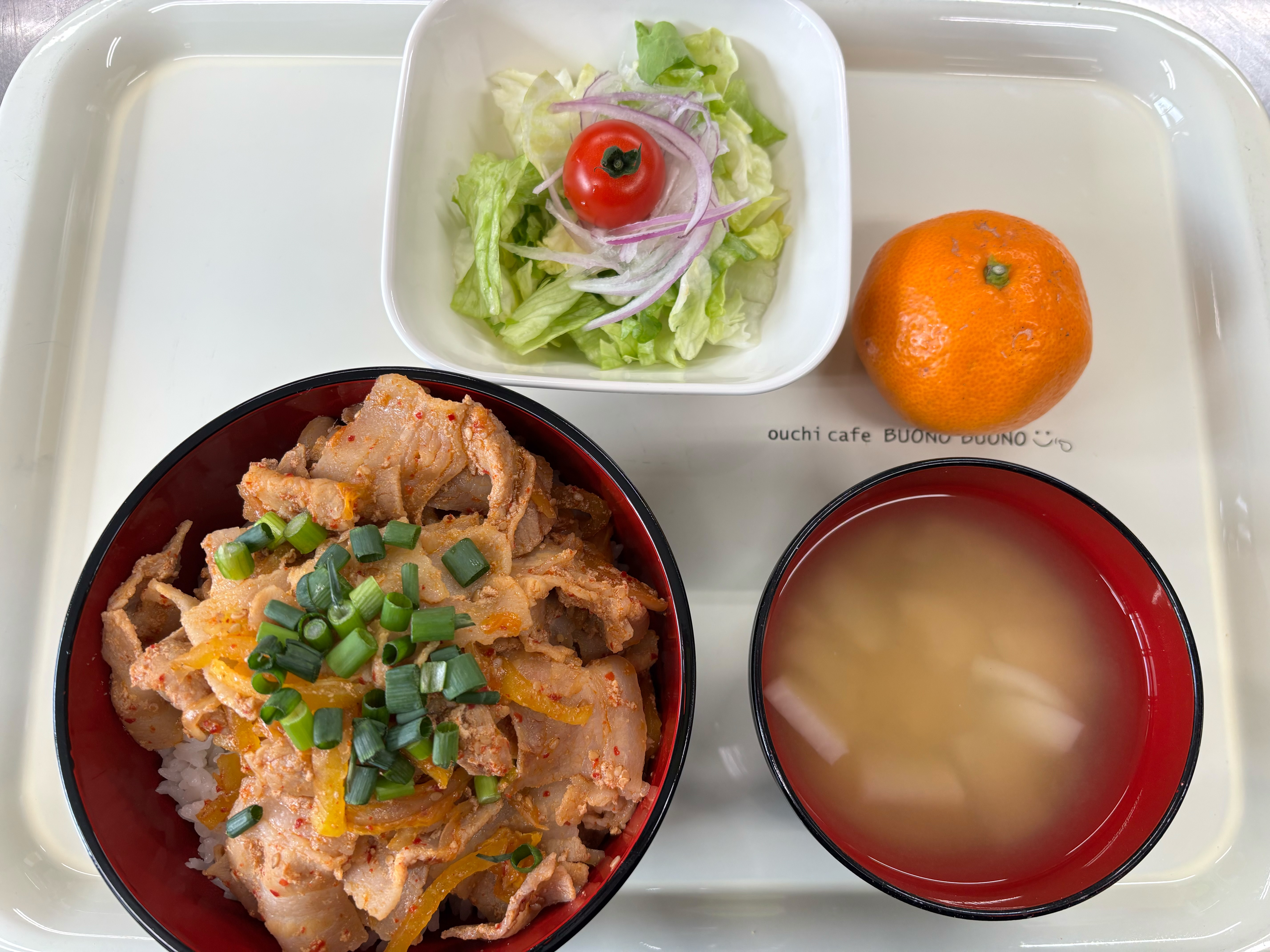 【親和の学生寮】今日の晩ごはん☆キムタク丼