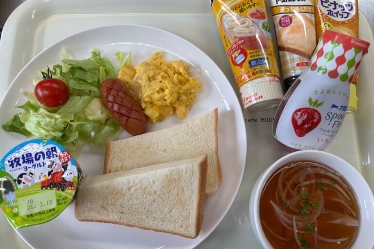 【親和の学生寮】今日の朝ごはん☆セレクトジャムトースト