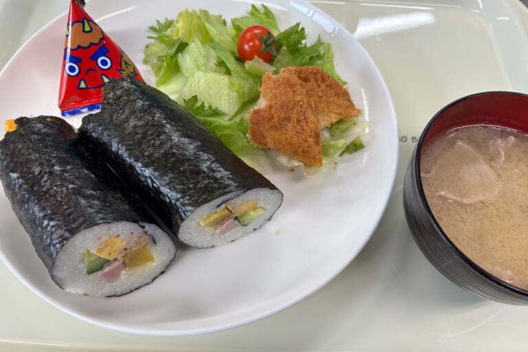 【親和の学生寮】今日の晩ごはん☆恵方巻