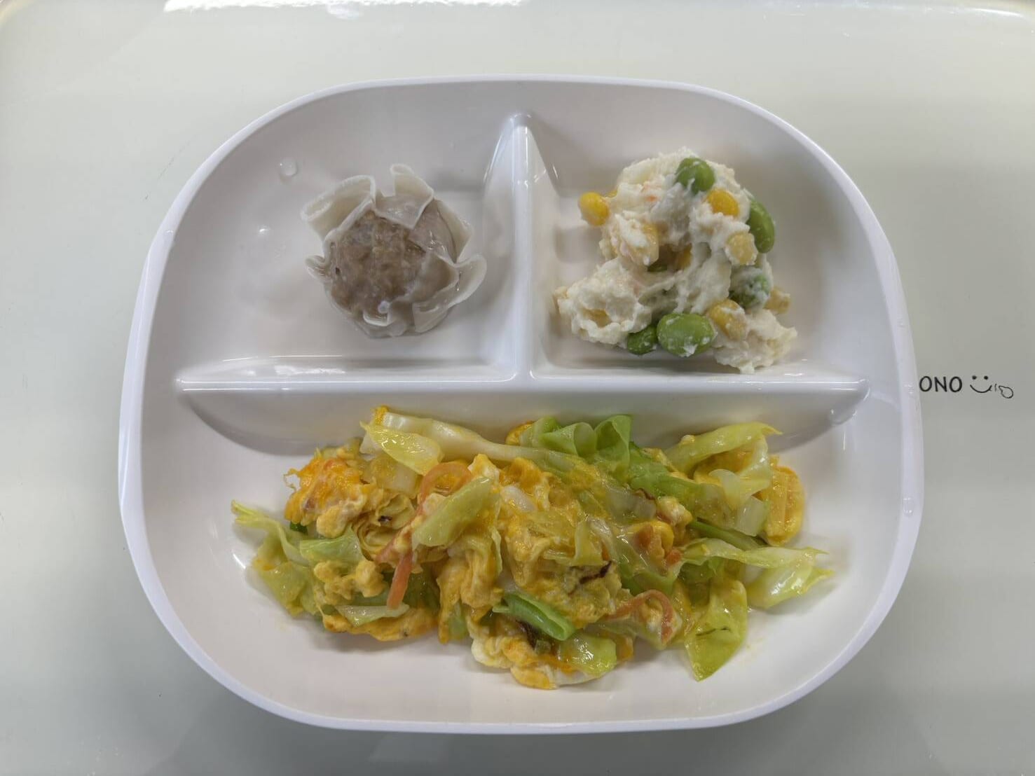 【親和の学生寮】今日の朝ごはん☆キャベツの卵炒め