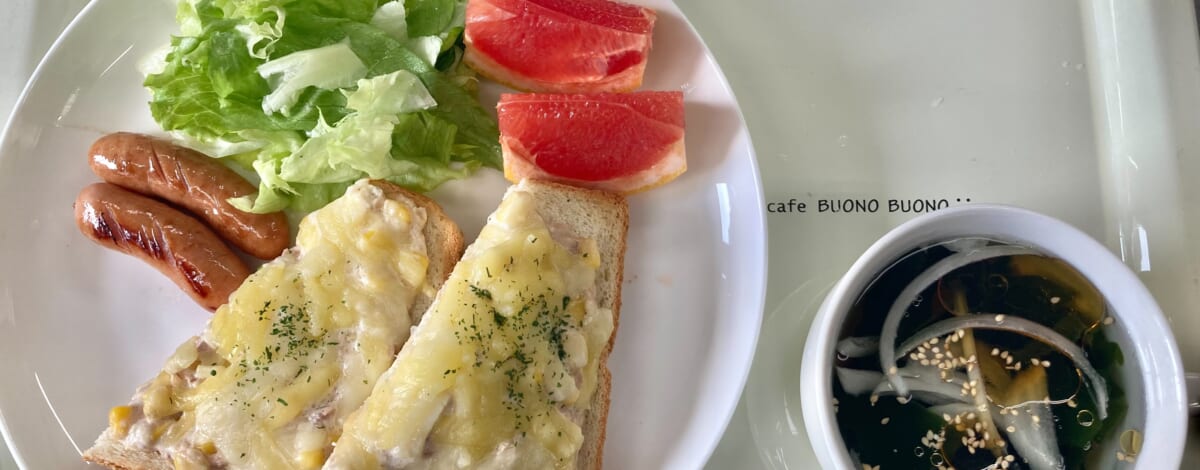 【親和の学生寮】今日の朝ごはん☆ツナマヨコーントースト